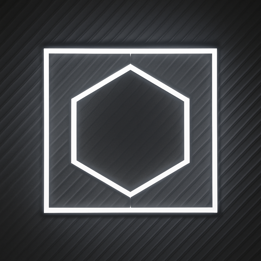 Hexagon LED Honeycomb wall light 1050mm X 1200mm