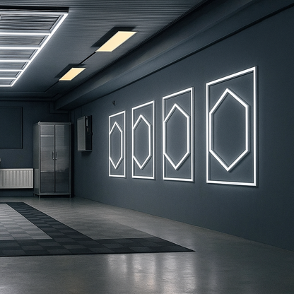 Hexagon LED Honeycomb wall light 1050mm X 1200mm