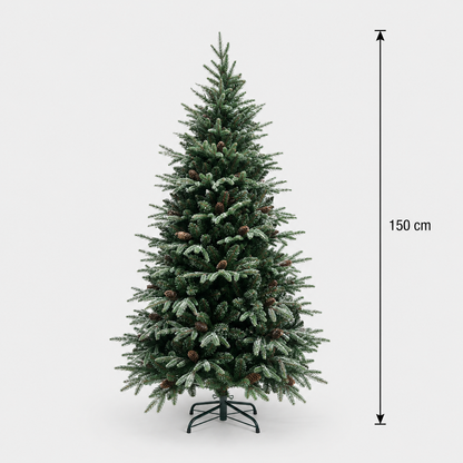 Brad Artificial QAANAAQ, 150 cm, 523 vârfuri, Verde