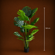 Plantă Artificială Tip Monstera Deliciosa, Cu Frunze Bogate, 160 cm, Verde