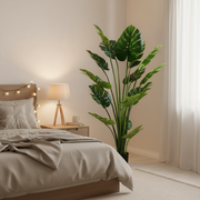 Plantă Artificială Tip Monstera Deliciosa, Cu Frunze Bogate, 180 cm, Verde