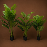 Plantă Artificială Tip Palmier Areca, 15 frunze, 150 cm, Verde