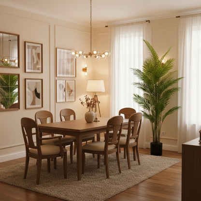 Plantă Artificială Tip Palmier Areca, 25 frunze, 190 cm, Verde