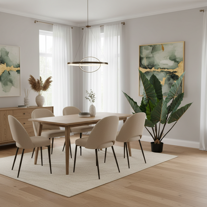 Plantă Artificială Tip Alocasia Cu Frunze Late, 120 cm, Verde
