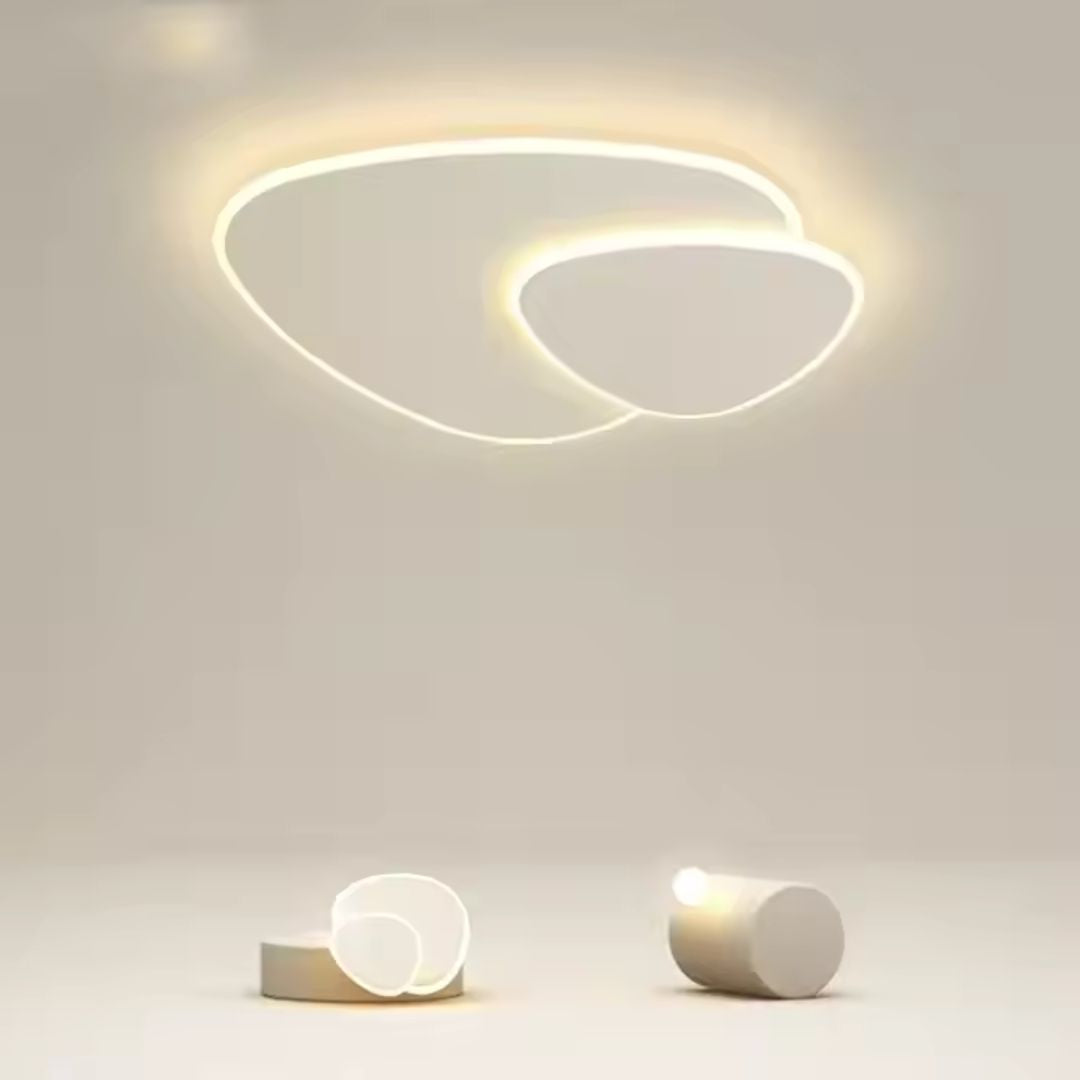 LED chandelier with remote control FUTURA LUMINA 66W, Oval, Cold/Warm/Neutral light, Dimmable, White LED chandelier with remote control Default Title Alessandro Design