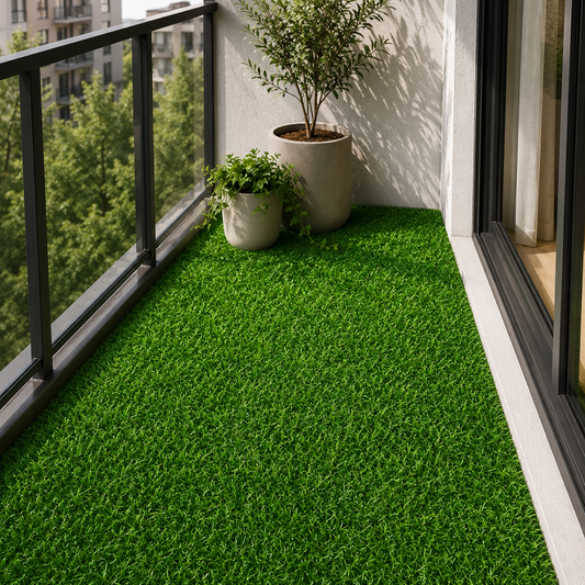 Gazon Artificial Pentru Exterior, 25x25 cm, Grosime 2cm, Densitate 15 Fire, Verde