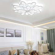 LED chandelier with remote control BLOSSOM 146W, 12 Petals, Cold/Warm/Neutral light 3000k/4000k/6000k, Dimmable, White LED chandelier with remote control Default Title Alessandro Design