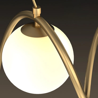 LOFT Haven Chandelier, 3x G9, White Gold, Metal, Adjustable Height, Modern Modern Chandeliers Default Title Alessandro Design