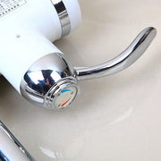 Electric Faucet with Instant Water Heating, LED Temperature Display, Horizontal with Sink/Tub Mount, Power 3000 W, Hot Water 30°C-60°C, White, Z007XDT Kitchen Faucets Default Title Alessandro Design