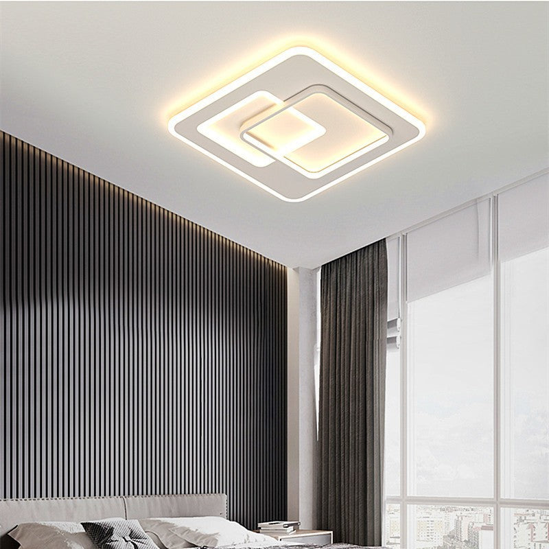LED chandelier with remote control NOLUX 34W, Square, Cold/Warm/Neutral light, Dimmable, White LED chandeliers with remote control Default Title Alessandro Design