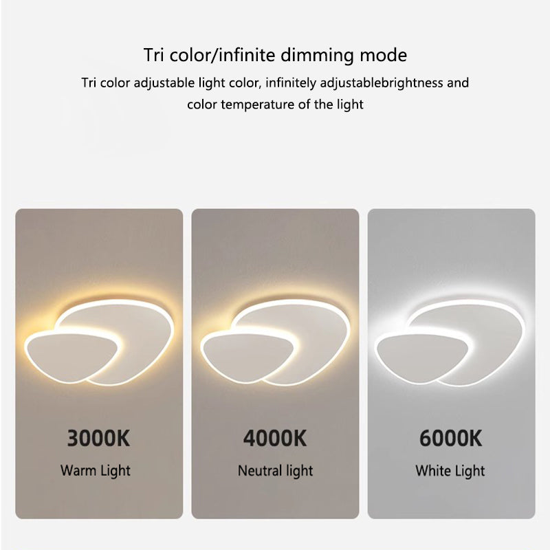 LED chandelier with remote control FUTURA LUMINA 66W, Oval, Cold/Warm/Neutral light, Dimmable, White LED chandelier with remote control Default Title Alessandro Design