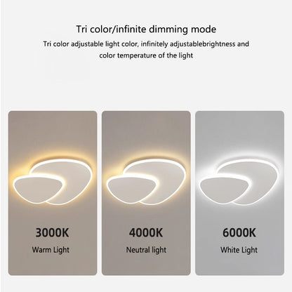 LED chandelier with remote control FUTURA LUMINA 66W, Oval, Cold/Warm/Neutral light, Dimmable, White LED chandelier with remote control Default Title Alessandro Design