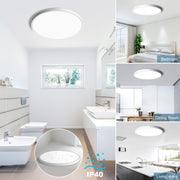 SOLIS LED ceiling light 27cm 20W Cold Light, White LED ceiling lights Default Title Alessandro Design