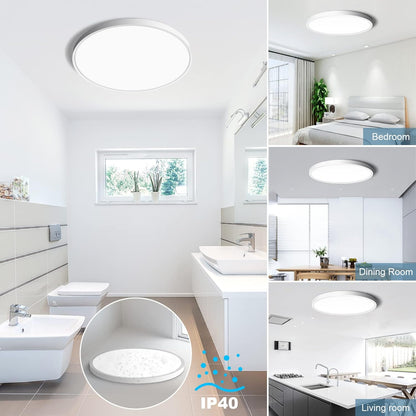 SOLIS LED ceiling light 27cm 20W Cold Light, White LED ceiling lights Default Title Alessandro Design