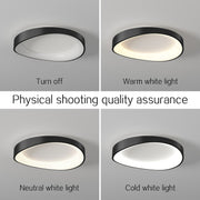 Plafoniera LED cu Telecomanda, PL103/520BK, 29W, Diametru 50cm, Lumina Calda/Rece/Neutra, Negru Lustre LED cu Telecomanda Default Title Alessandro Design