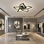 LED Chandelier LT660/5BK, 5 Elements, 54W, Light 3000/4000/6000K, Black, Adjustable Height