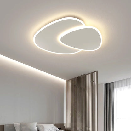 LED chandelier with remote control FUTURA LUMINA 66W, Oval, Cold/Warm/Neutral light, Dimmable, White LED chandelier with remote control Default Title Alessandro Design