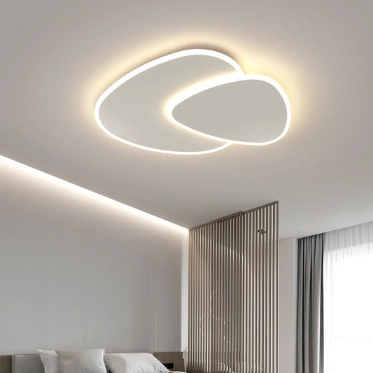 LED chandelier with remote control FUTURA LUMINA 66W, Oval, Cold/Warm/Neutral light, Dimmable, White LED chandelier with remote control Default Title Alessandro Design