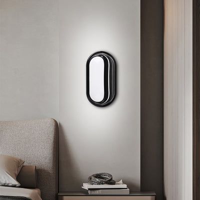 Outdoor LED wall light AX322/270BK, 24W, Warm light 3000k, IP65, Black and White