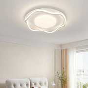 LED chandelier with remote control MODERNO 77W, 2 Circles, Cold/Warm/Neutral light, Dimmable, White LED chandelier with remote control Default Title Alessandro Design