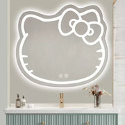 Oglinda LED Kitty Pisica, 80X70, Touch, Sistem Dezaburire, Dimabila Oglinzi Korman E Default Title Alessandro Design