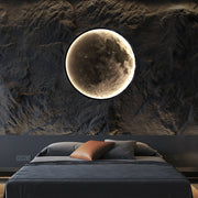 Decorative LED Wall Lamp with Remote Control, Moon 34W Diameter 50CM Warm Light Neutral Cold 3000/4000/6000K LED Chandeliers with Remote Control Default Title Alessandro Design