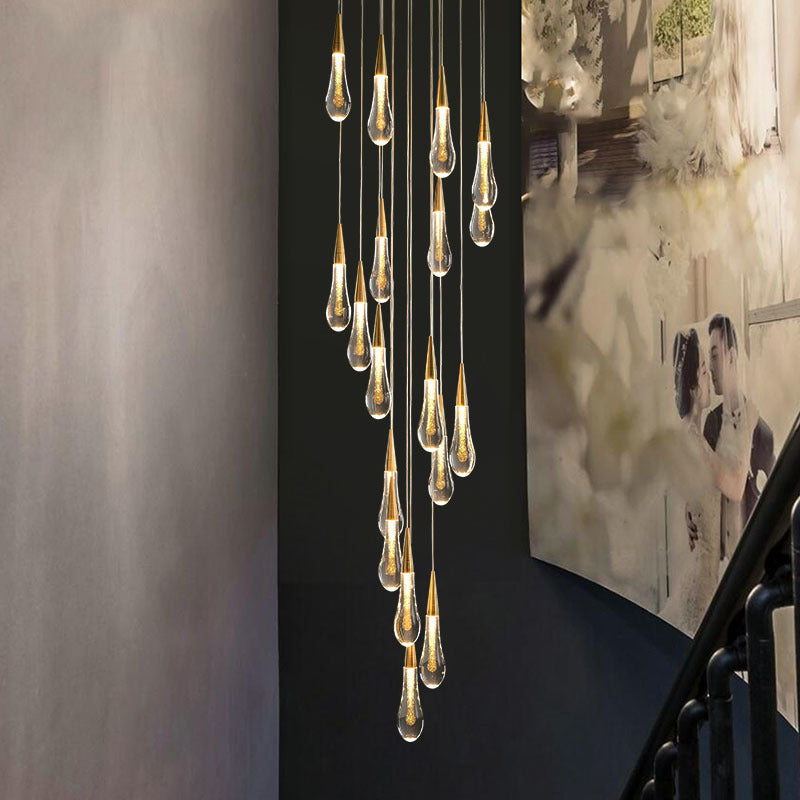 Suspended Crystal LED Chandelier, 39W, Justinian, Diameter 60cm, Adjustable Height, Gold, Metal and Crystal Cristal Chandeliers Default Title Alessandro Design