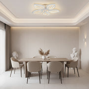 LED chandelier with remote control ORCHID 66W, 5 Petals, Cold/Warm/Neutral light, Dimmable, White LED chandelier with remote control Default Title Alessandro Design