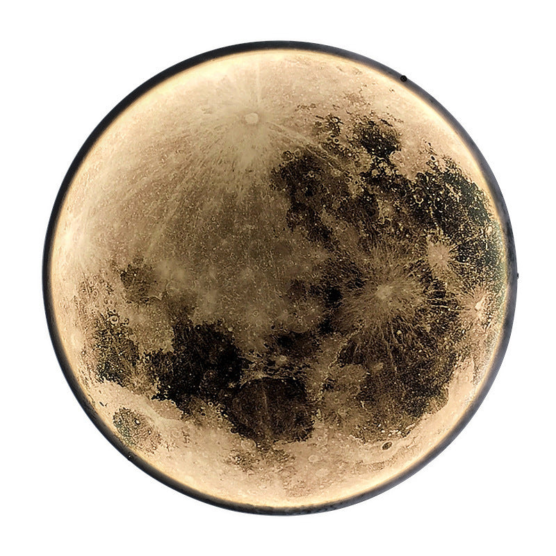 LED wall lamp, Decorative, Moon 83W Diameter 120CM Cold/Neutral/Warm Light Black LED Chandeliers Applied Default Title Alessandro Design