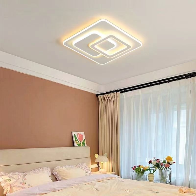 LED chandelier with remote control NOLUX 34W, Square, Cold/Warm/Neutral light, Dimmable, White LED chandeliers with remote control Default Title Alessandro Design