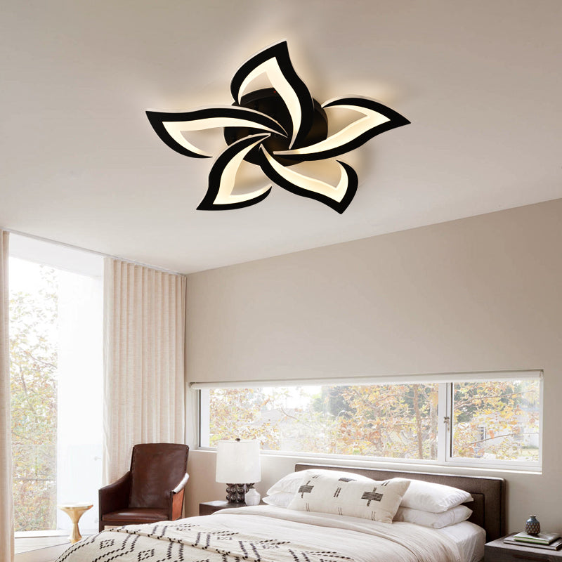 Lustra LED cu Telecomanda LT660/5BK, 5 Elemente, 54W, Lumina 3000/4000/6000K, Negru, Inaltime Reglabila Lustre LED cu Telecomanda Default Title Alessandro Design