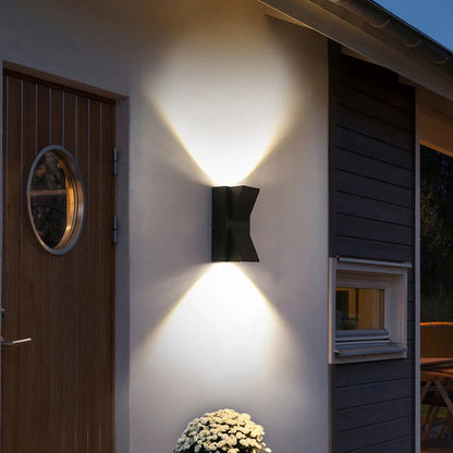 Outdoor Scarlet LED Wall Light, 6W, Black, Metal, IP65, 3000K Outdoor Wall Lights Default Title Alessandro Design