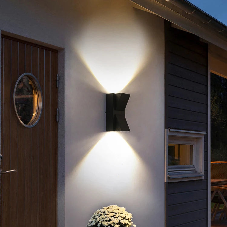 Outdoor Scarlet LED Wall Light, 6W, Black, Metal, IP65, 3000K Outdoor Wall Lights Default Title Alessandro Design