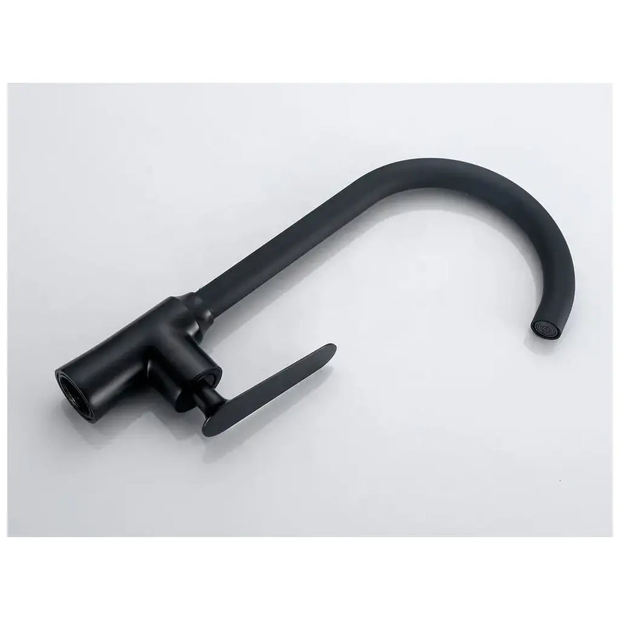 Sink Faucet Ceramic Cartridge Rotatable Faucet Black Connections Included EC01 Kitchen Faucets Default Title Alessandro Design