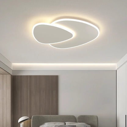 LED chandelier with remote control FUTURA LUMINA 66W, Oval, Cold/Warm/Neutral light, Dimmable, White LED chandelier with remote control Default Title Alessandro Design