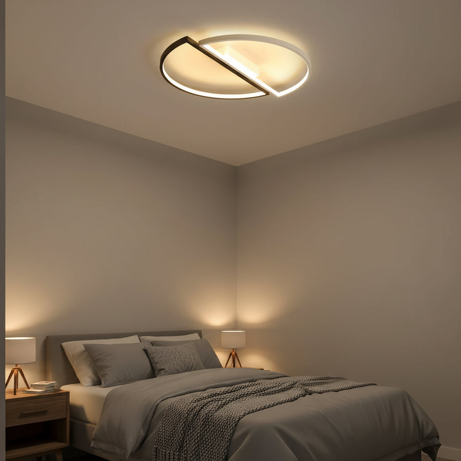 LED Chandelier with remote control VECTOR ARCUS 52W, 2 Elements, Cold/Warm/Neutral light, Dimmable, White Black LED Chandeliers with Remote Control Default Title Alessandro Design