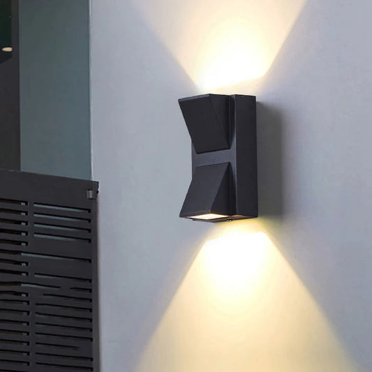 Outdoor Scarlet LED Wall Light, 6W, Black, Metal, IP65, 3000K Outdoor Wall Lights Default Title Alessandro Design