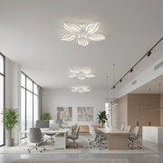 LED chandelier with remote control ORCHID 66W, 5 Petals, Cold/Warm/Neutral light, Dimmable, White LED chandelier with remote control Default Title Alessandro Design