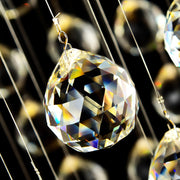 LED Crystal Chandelier 70W IMPERIALE Gold, Diameter 50cm, Height 200cm, Ladder Model Crystal Chandelier Default Title Alessandro Design
