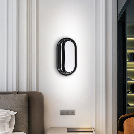 Aplica LED de Exterior AX322/214BK, Lumina Calda 3000K, IP65, Negru Aplice de Exterior Default Title Alessandro Design