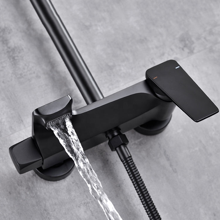 Shower Column, Sanitary Brass, Black, 9960H Faucets & Shower Columns Default Title Alessandro Design