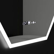 Polygon LED Mirror, 60X80cm, Hexaluce Marcello MotionGlow Sensor, De-fogging System, Clock & Thermometer, Dimabila Marcello Mirrors Default Title Alessandro Design