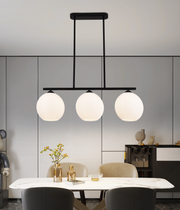 Lustra Suspendata LM520/3BK, 3XE27, 59x20x25, Negru, Alb, Fier, Plexiglas Lustre Moderne Default Title Alessandro Design