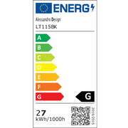 Suspended LED chandelier with remote control ZIGZAG 27W, Cold/Warm/Neutral light, Dimmable, Black, Height Adjustable LED Chandeliers with Remote Control Default Title Alessandro Design