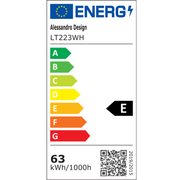 Lustra LED cu telecomanda ELIZA, 63W, lumina Rece/Calda/Neutra, Dimabila, Alb Lustre LED cu Telecomanda Default Title Alessandro Design