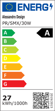 Proiector LED 27W 6000K IP65 220-230V 12 surse Carcasa Negra Metalica Default Title Alessandro Design