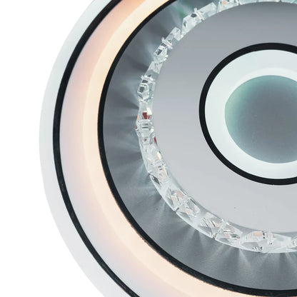 Crystal LED chandelier MITA 28W, Diameter 20cm, Round, Cold/Warm/Neutral light, White LED Chandeliers Default Title Alessandro Design