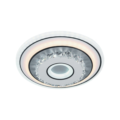 Crystal LED chandelier MITA 28W, Diameter 20cm, Round, Cold/Warm/Neutral light, White LED Chandeliers Default Title Alessandro Design