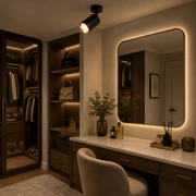 Joom Chandelier with Linear Projector 2XGU10 Black