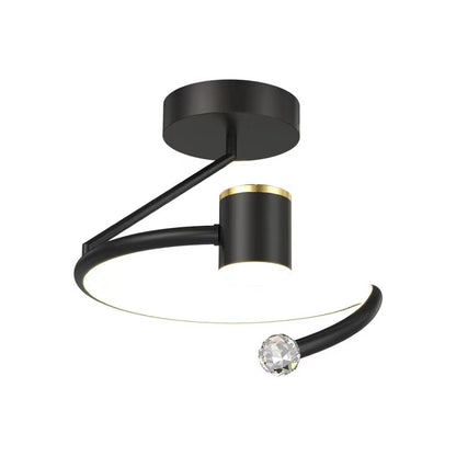 Lustra LED, 34W, Diametru 24cm, lumina Rece/Calda/Neutra, Negru Default Title Alessandro Design